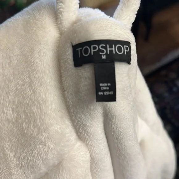TOPSHOP Teddy Bear Robe M - Picture 6 of 6